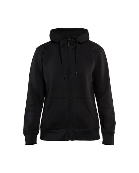 Blaklader Women's Hoodie with Full Zipper 3395 #colour_black