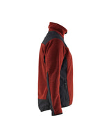 Blaklader Women's Knitted Jacket with Softshell 5943 #colour_burned-red-black