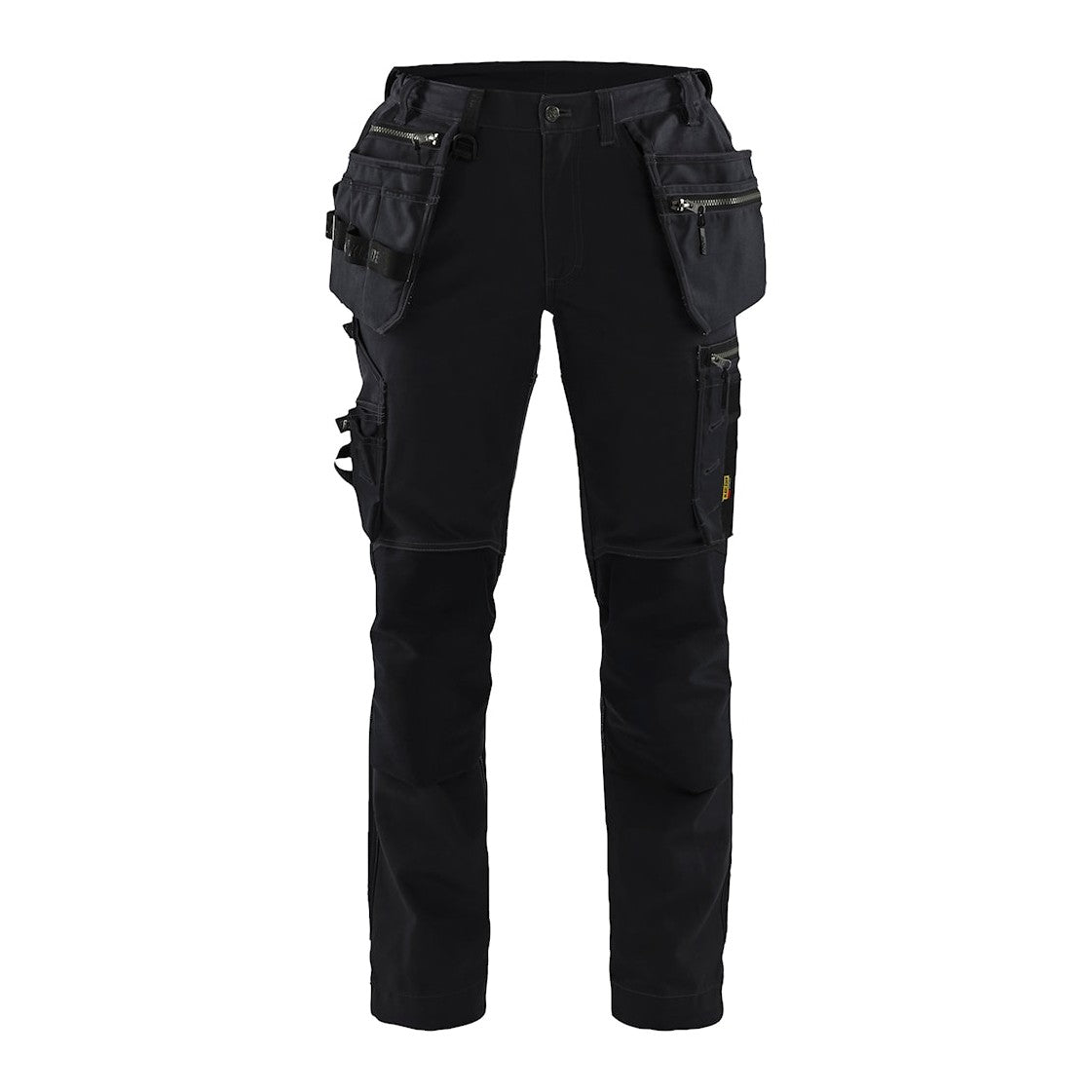 Blaklader Women's Craftsman Trousers with Stretch 7130 #colour_black-black