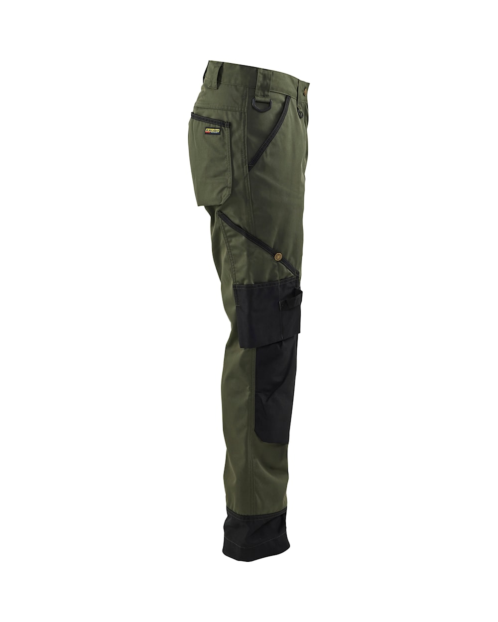 Blaklader Women's Garden Trousers 7154 #colour_army-green-black