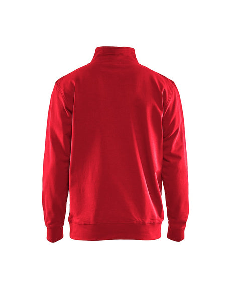 Blaklader Half-Zip 2-Tone Sweatshirt 3353 - Red/Black