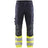 Blaklader Trousers Multinorm Inherent with Stretch 1787 #colour_navy-blue-hi-vis-yellow