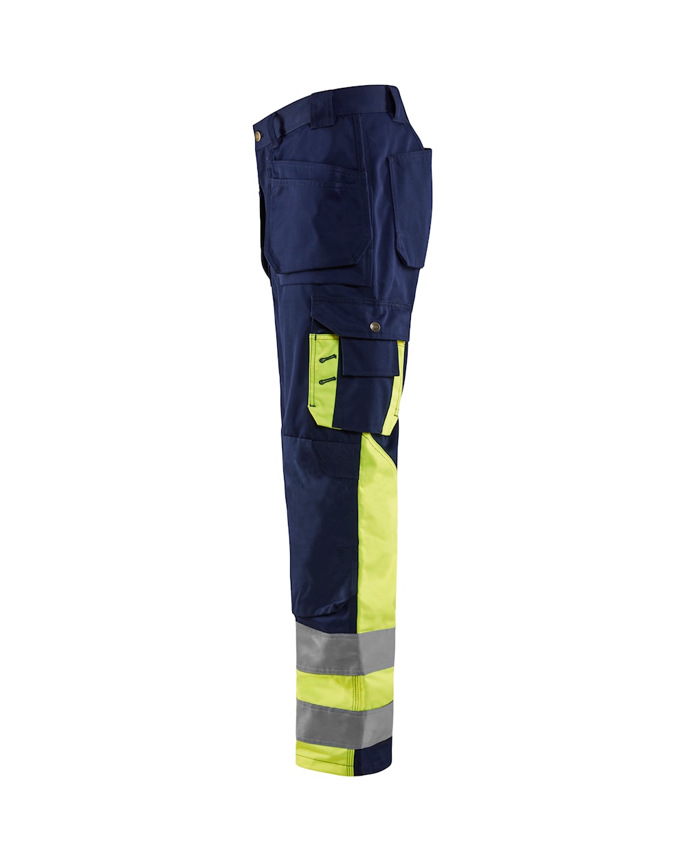 Blaklader Hi-Vis Trousers 15291860 - Navy Blue/Hi-Vis Yellow