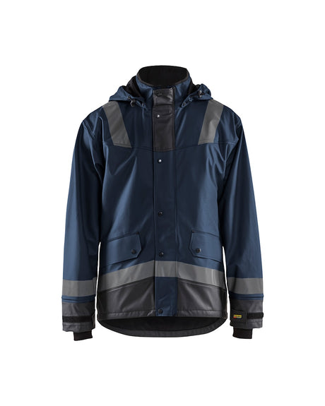 Blaklader Rain Jacket Level 2 4322 #colour_dark-navy-black