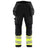 Blaklader Softshell Hi-Vis Trousers 1821 #colour_black-hi-vis-yellow