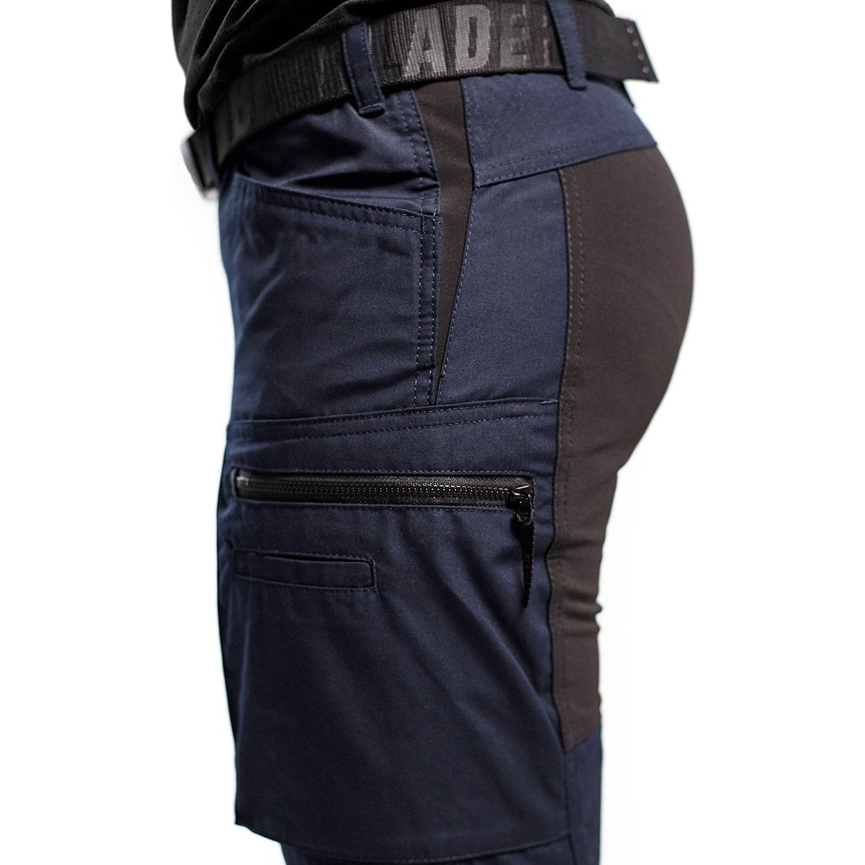 Blaklader Women's Service Trousers Stretch 71591845 #colour_dark-navy-black