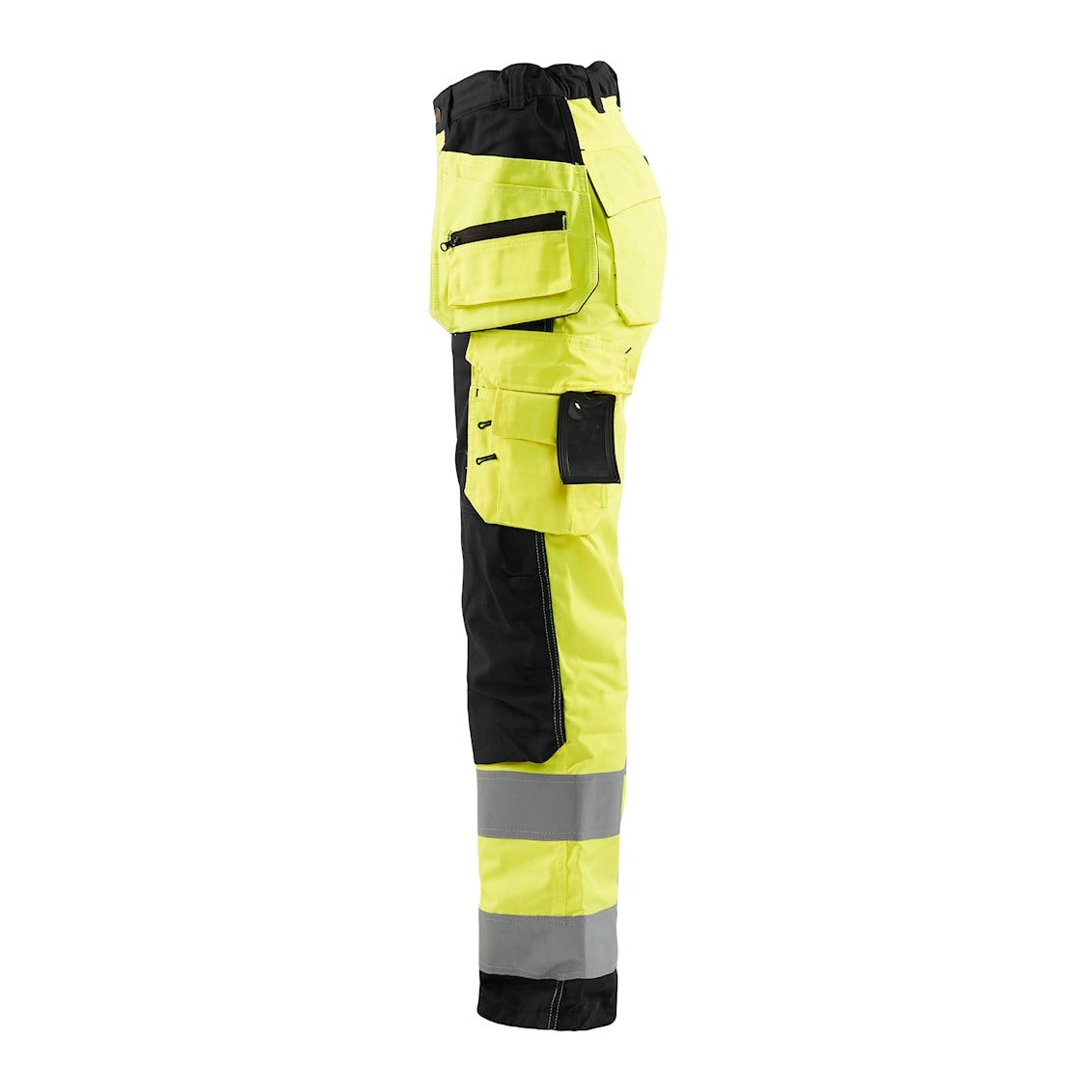 Blaklader Women's Hi-Vis Trousers 7156 #colour_hi-vis-yellow-black
