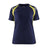 Blaklader Women's T-Shirt 3402 #colour_navy-blue-hi-vis-yellow