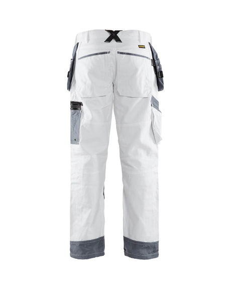 Blaklader X1500 Painters Trousers 1510 #colour_white-grey