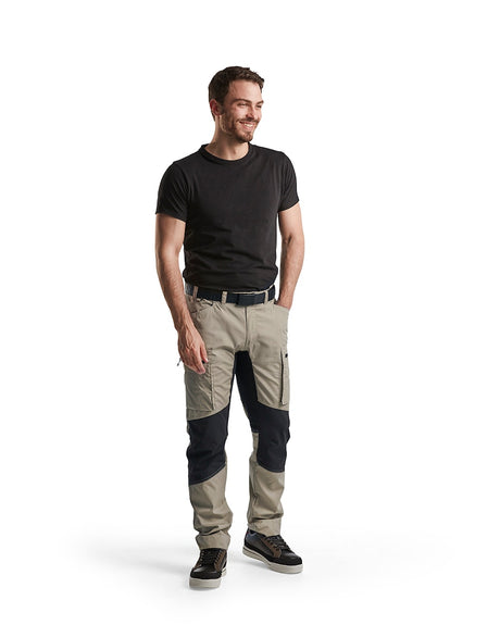 Blaklader Service Trousers with Stretch 14591845 #colour_stone-black