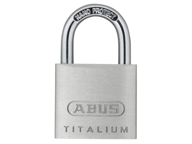 ABUS Mechanical 64TI/30mm TITALIUM Padlock Carded