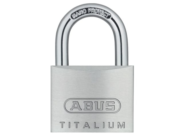 ABUS Mechanical 64TI/40mm TITALIUM Padlock Twin Pack