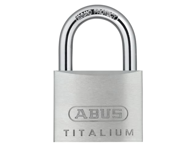 ABUS Mechanical 64TI/50mm TITALIUM Padlock Keyed Alike KA6512