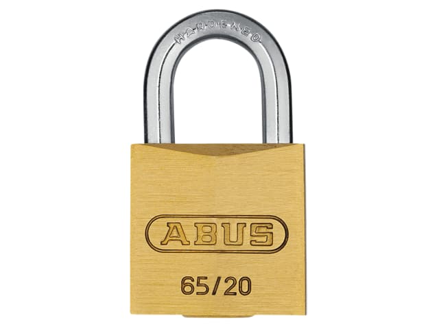 ABUS Mechanical 65/20mm Brass Padlock Keyed Alike 201