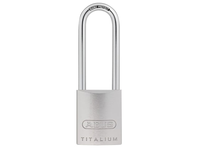 ABUS Mechanical 86TI/45mm TITALIUM Padlock Without Cylinder 80mm Long Shackle