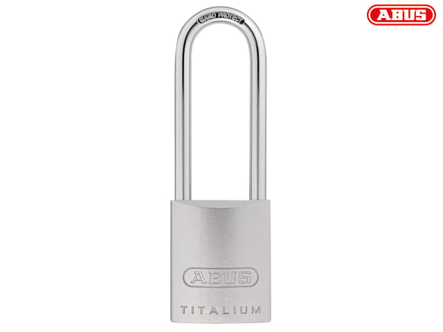 ABUS Mechanical 86TI/45mm TITALIUM Padlock Without Cylinder 80mm Long Shackle