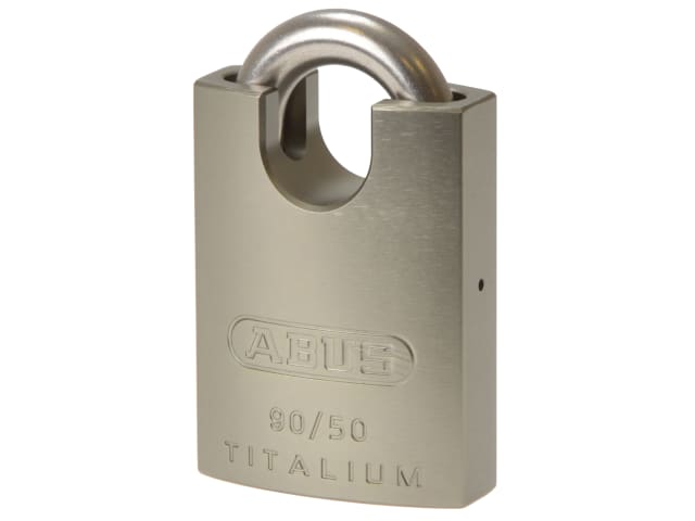 ABUS Mechanical 90RK/50mm TITALIUM Padlock Closed Shackle Keyed Alike 2745