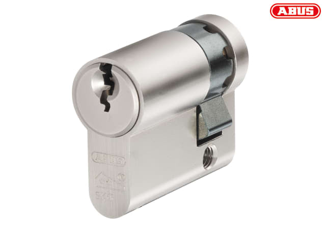 ABUS Mechanical E60NP Euro Half Cylinder Nickel Pearl 10mm / 35mm Visi