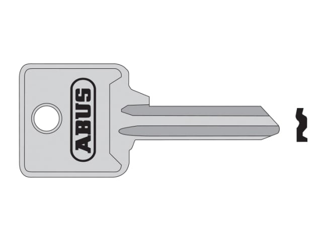 ABUS Mechanical 85/40 40mm Right Hand Key Blank