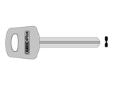 ABUS Mechanical X Plus Key Blank 23211