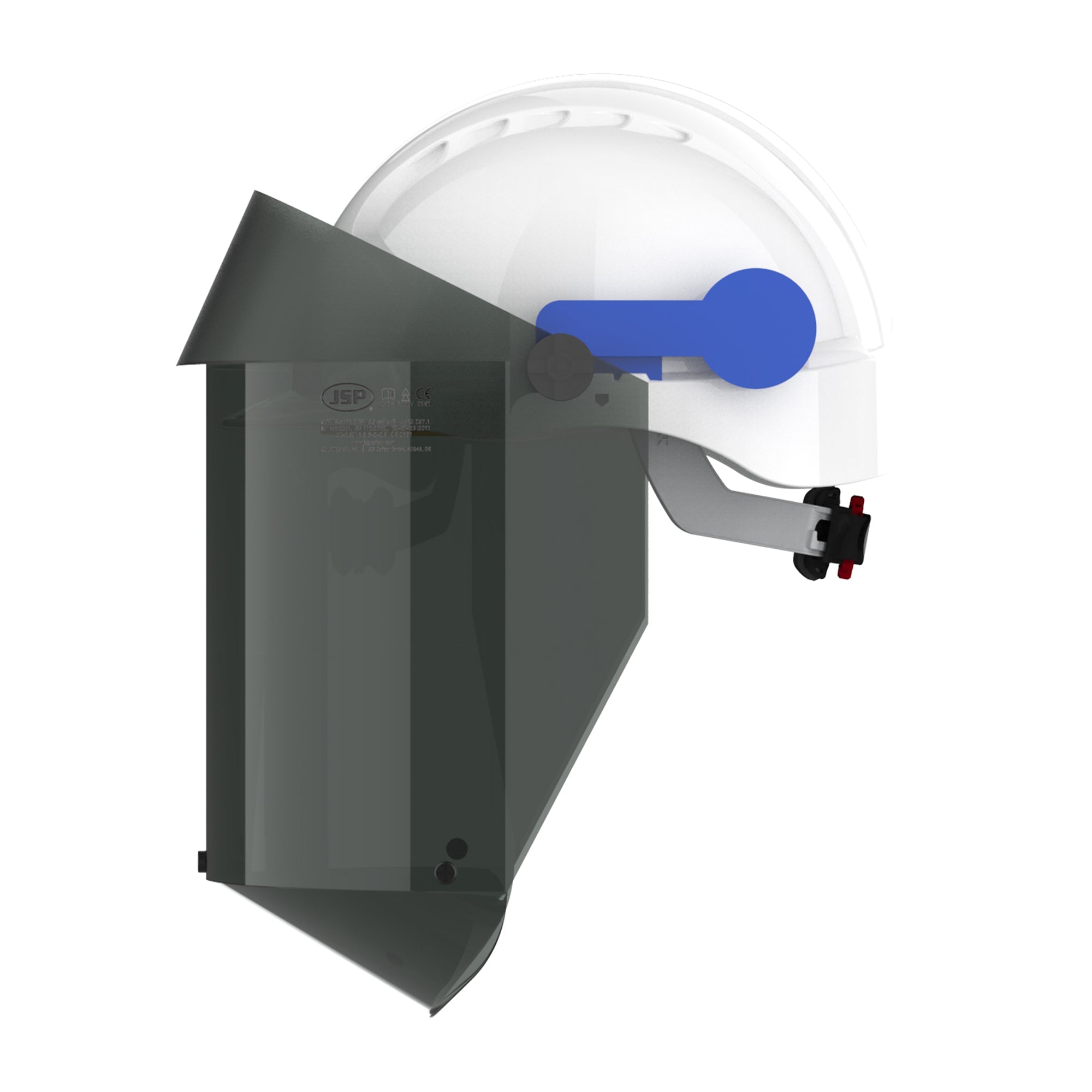 JSP AFP-25 Helmet Mounted Electrical Arc Faceshield with weight balancing system