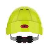 JSP EVOLite Safety Helmet - Wheel Ratchet - Vented - High-Visibility Yellow