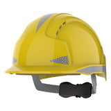 JSP EVOLite Safety Helmet with Reflective CR2 Decals - Wheel Ratchet - Vented