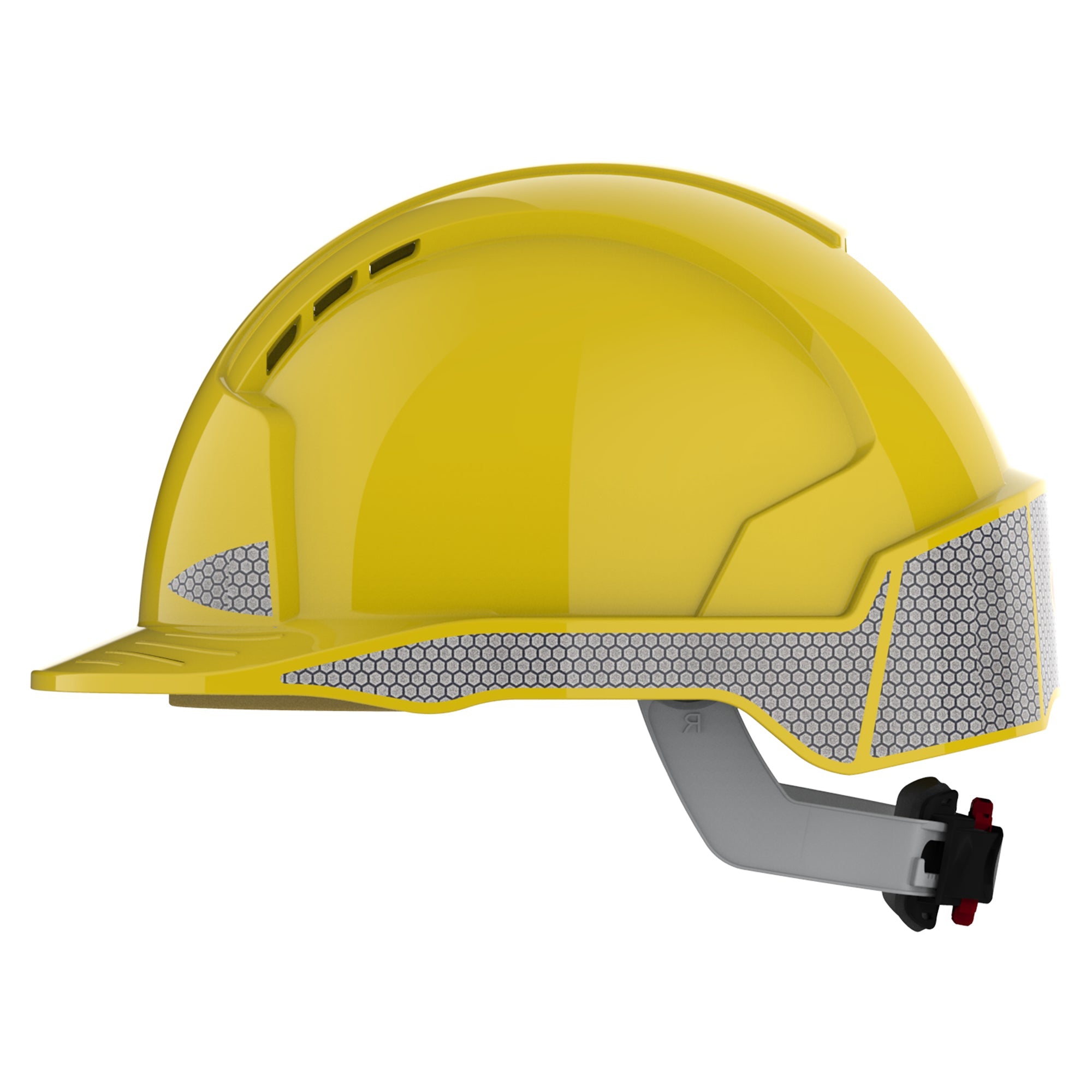 JSP EVOLite Safety Helmet with Reflective CR2 Decals - Wheel Ratchet - Vented