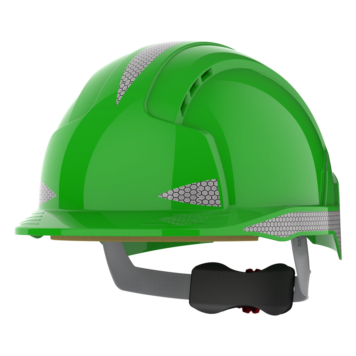 JSP EVOLite Safety Helmet with Reflective CR2 Decals - Wheel Ratchet - Vented