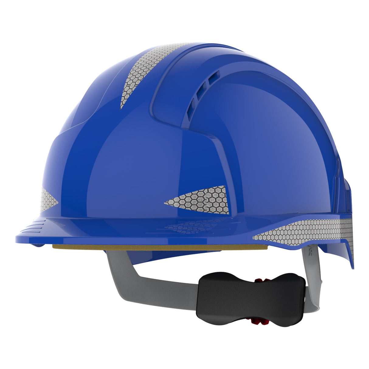 JSP EVOLite Safety Helmet with Reflective CR2 Decals - Wheel Ratchet - Vented