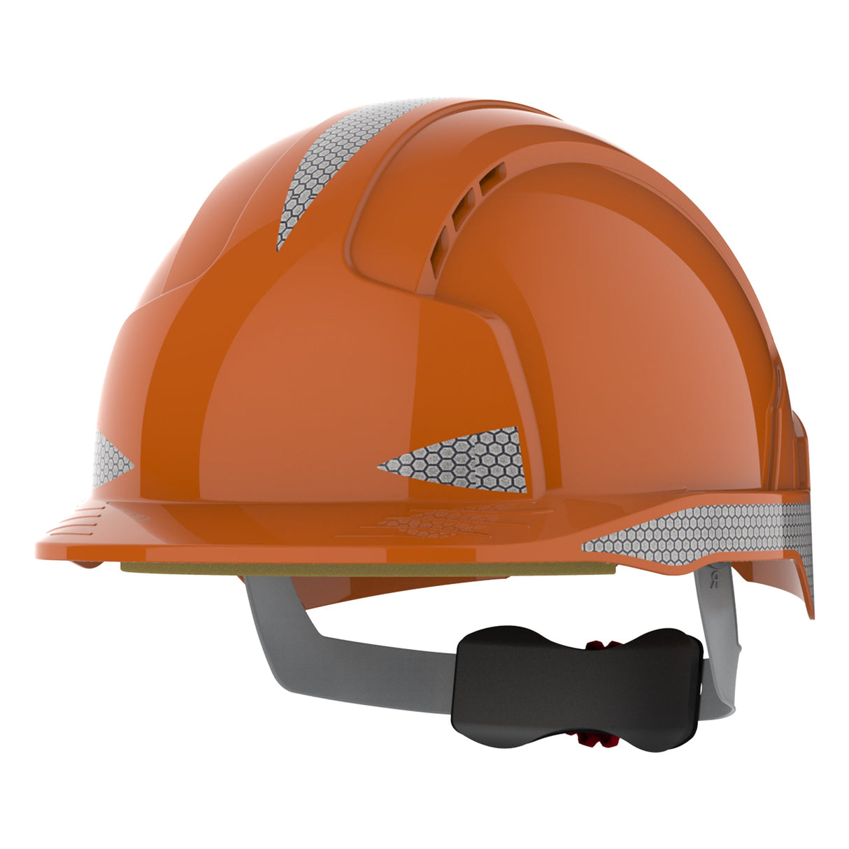 JSP EVOLite Safety Helmet with Reflective CR2 Decals - Wheel Ratchet - Vented