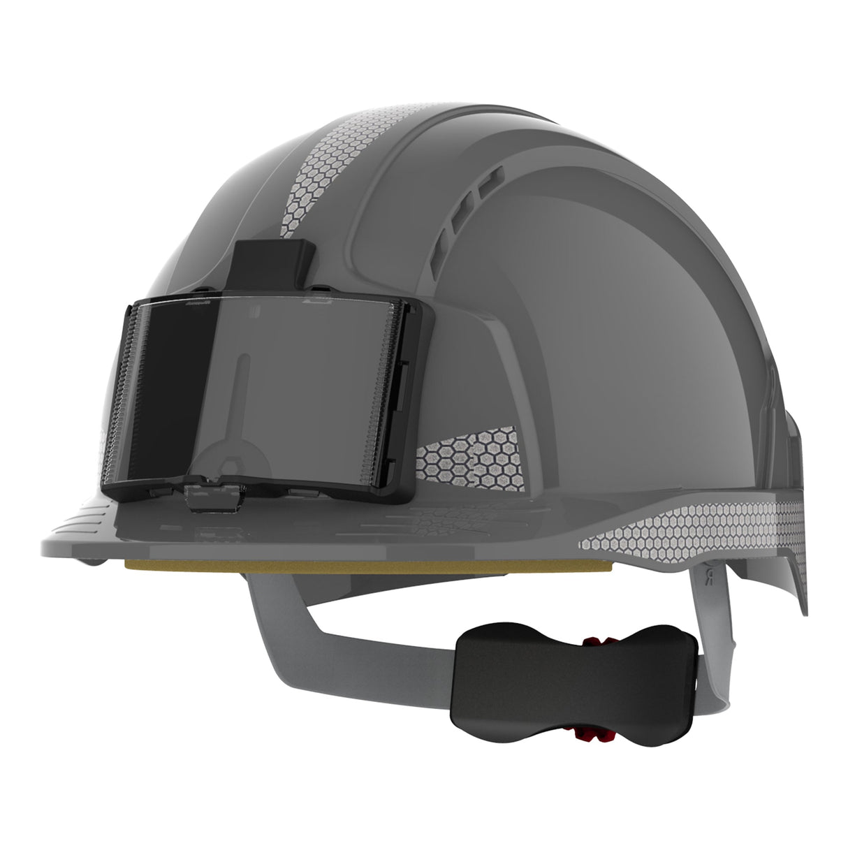 JSP EVOLite Safety Helmet with CR2 Decals and ID Badge Holder / Lamp Bracket