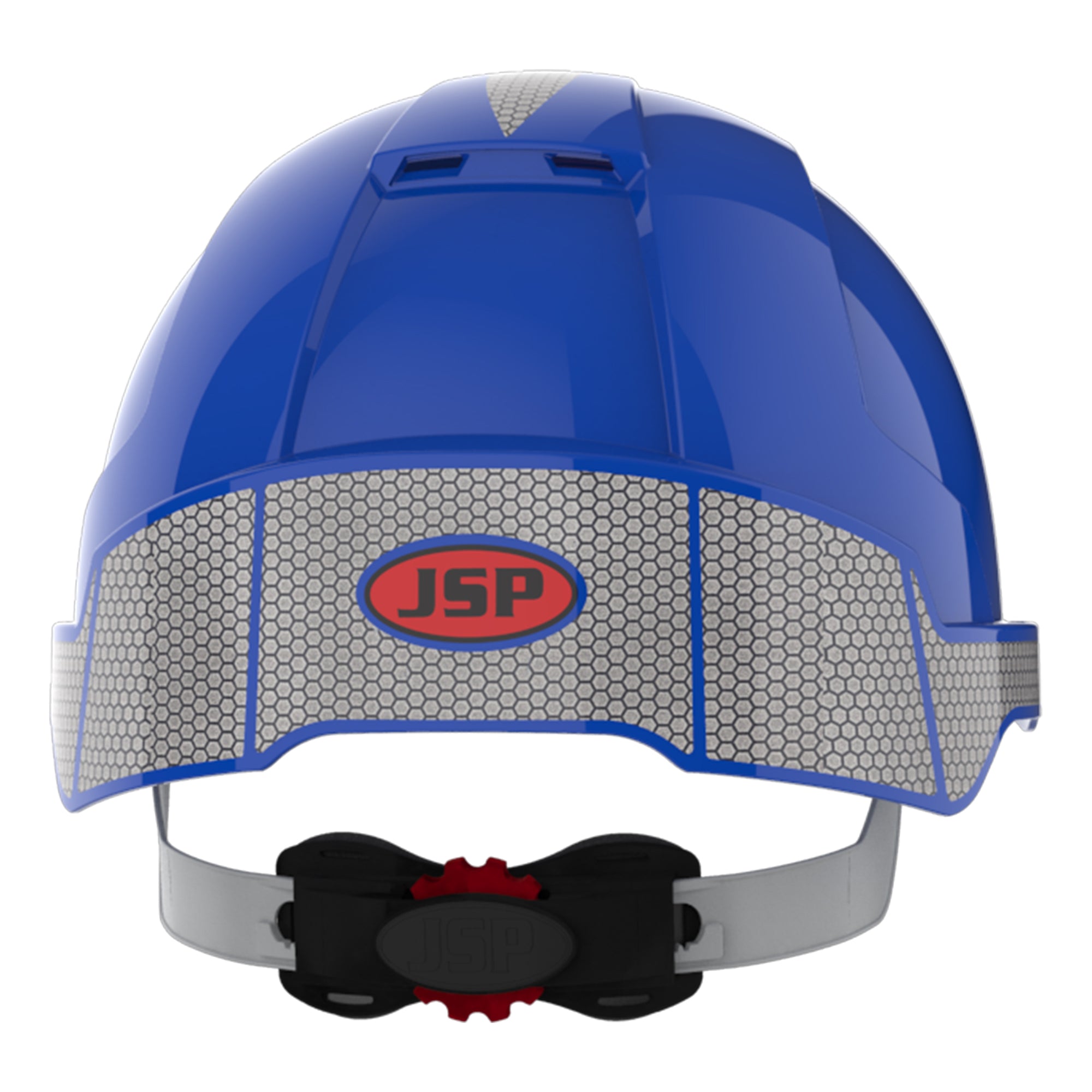 JSP EVOLite Safety Helmet with Reflective CR2 Decals and ID Badge Holder / Lamp Bracket