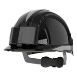 JSP EVOLite Safety Helmet with CR2 Decals and ID Badge Holder / Lamp Bracket