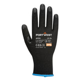 Portwest LR15 PU Touchscreen Glove (Pk12) #colour_black