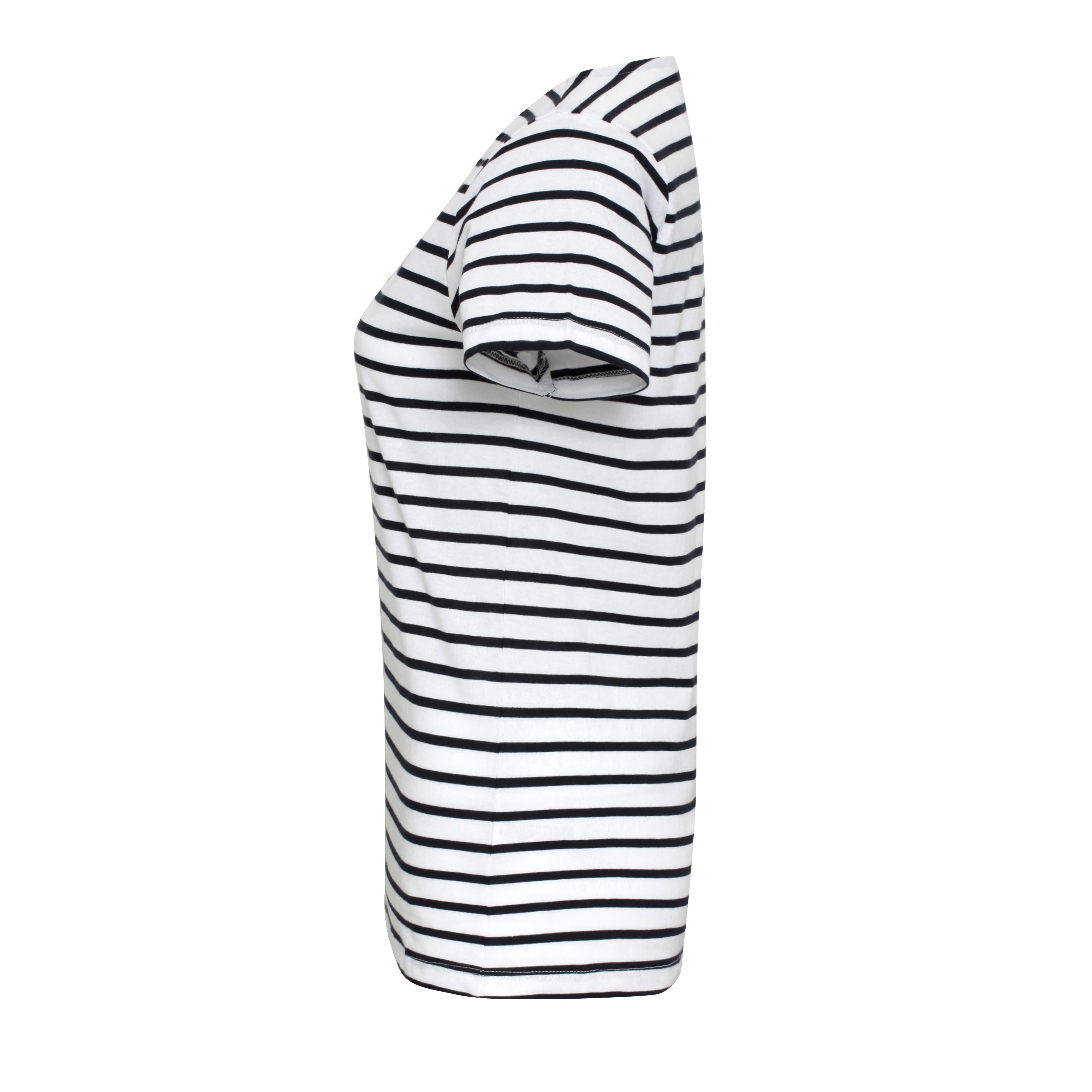 Asquith & Fox Women's Marinière Coastal Short Sleeve Tee