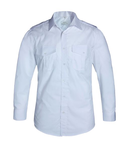 Future Garments Aqua Mens Pilot Shirt L/S