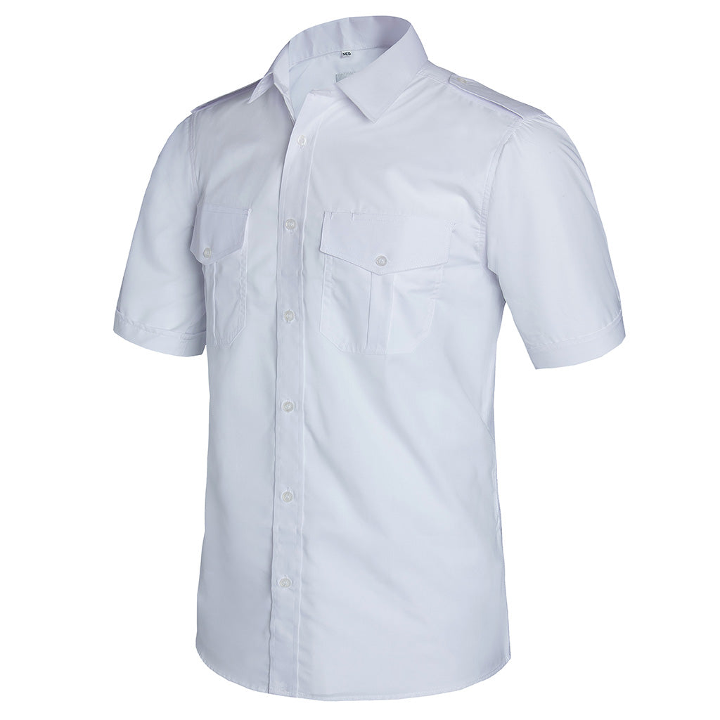Future Garments Aqua Mens Pilot Shirt S/S