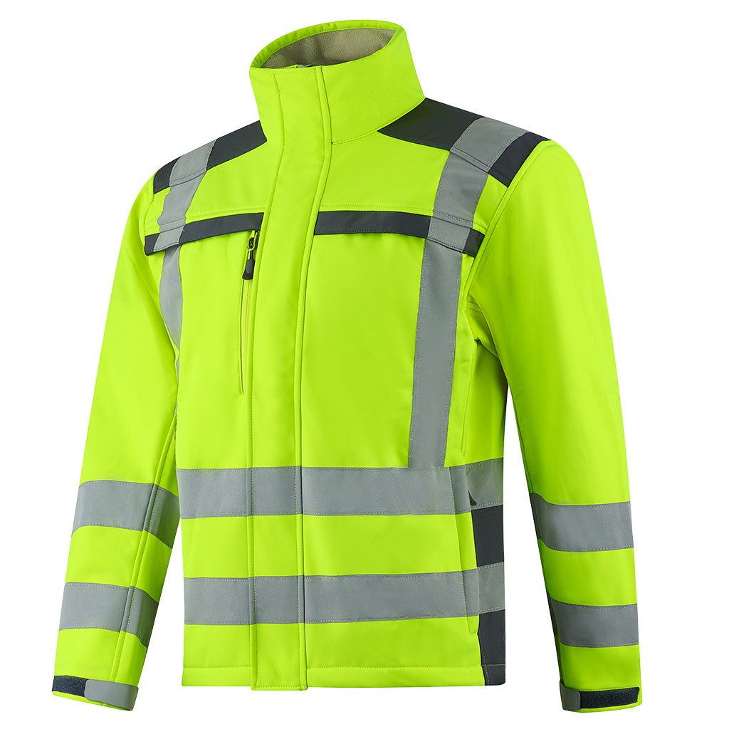 Future Garments Hi Vis Soft Shell Fleece Jacket