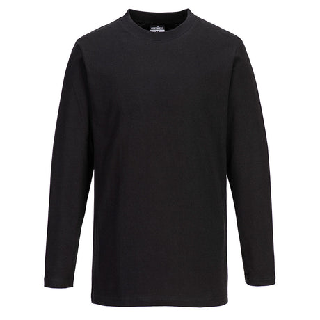 Portwest Long Sleeve T-Shirt #colour_black