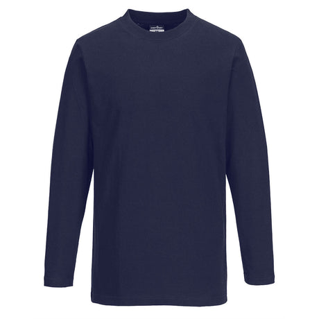 Portwest Long Sleeve T-Shirt #colour_navy