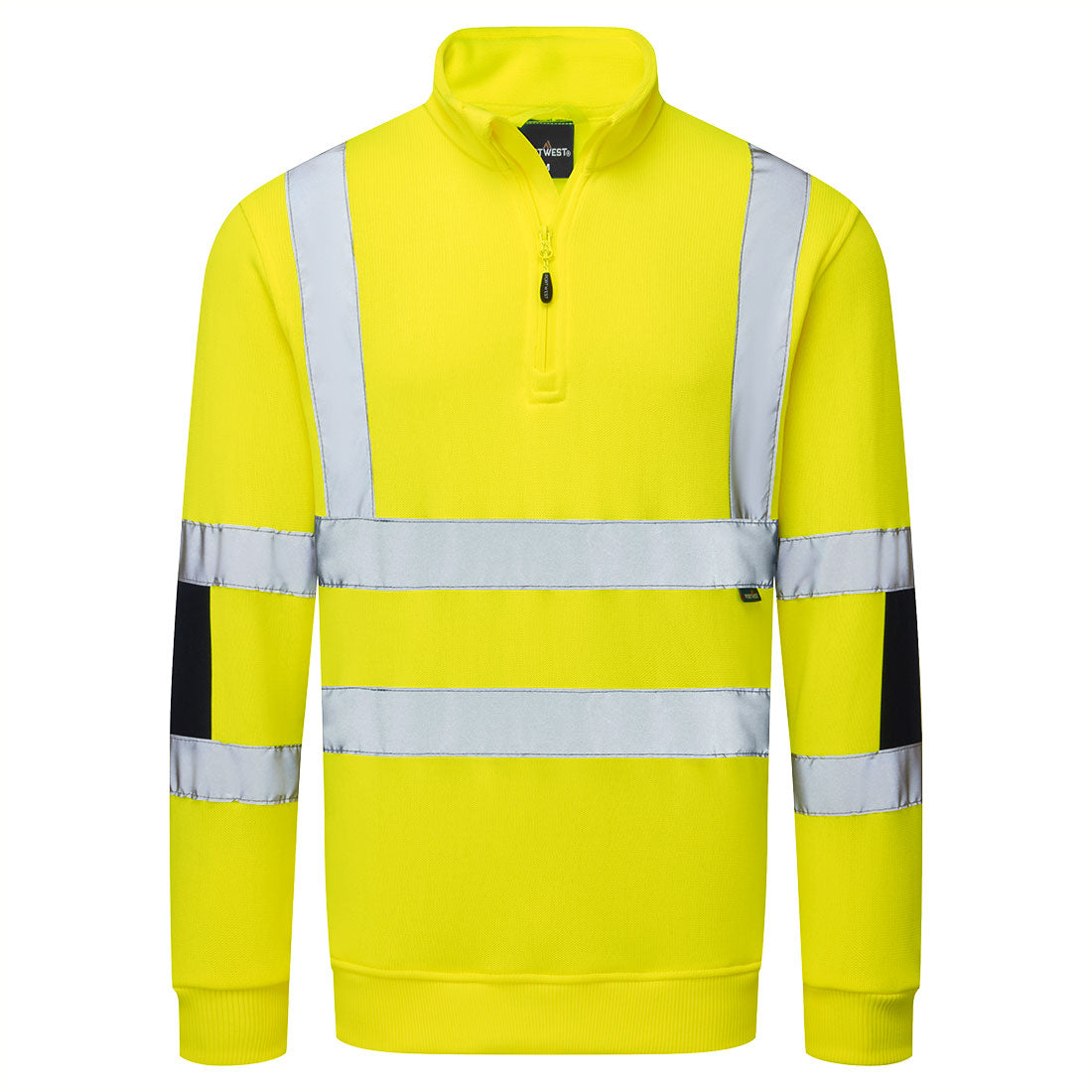 Portwest B314 Hi-Vis Knit  1/2Zip Sweatshirt