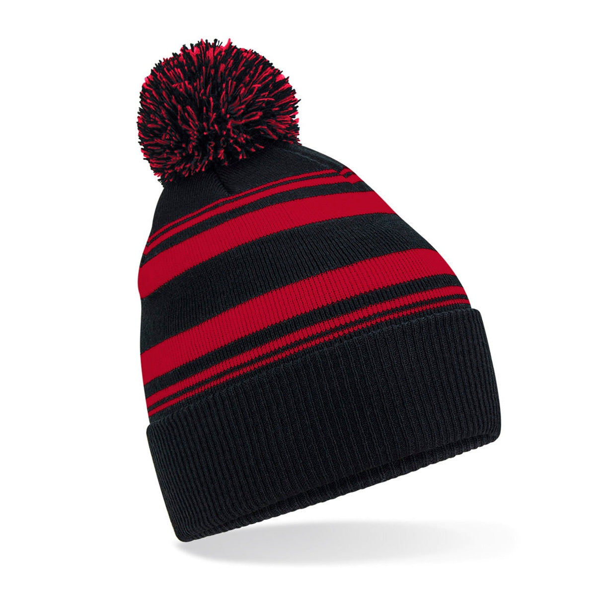Beechfield Striped Fan Beanie