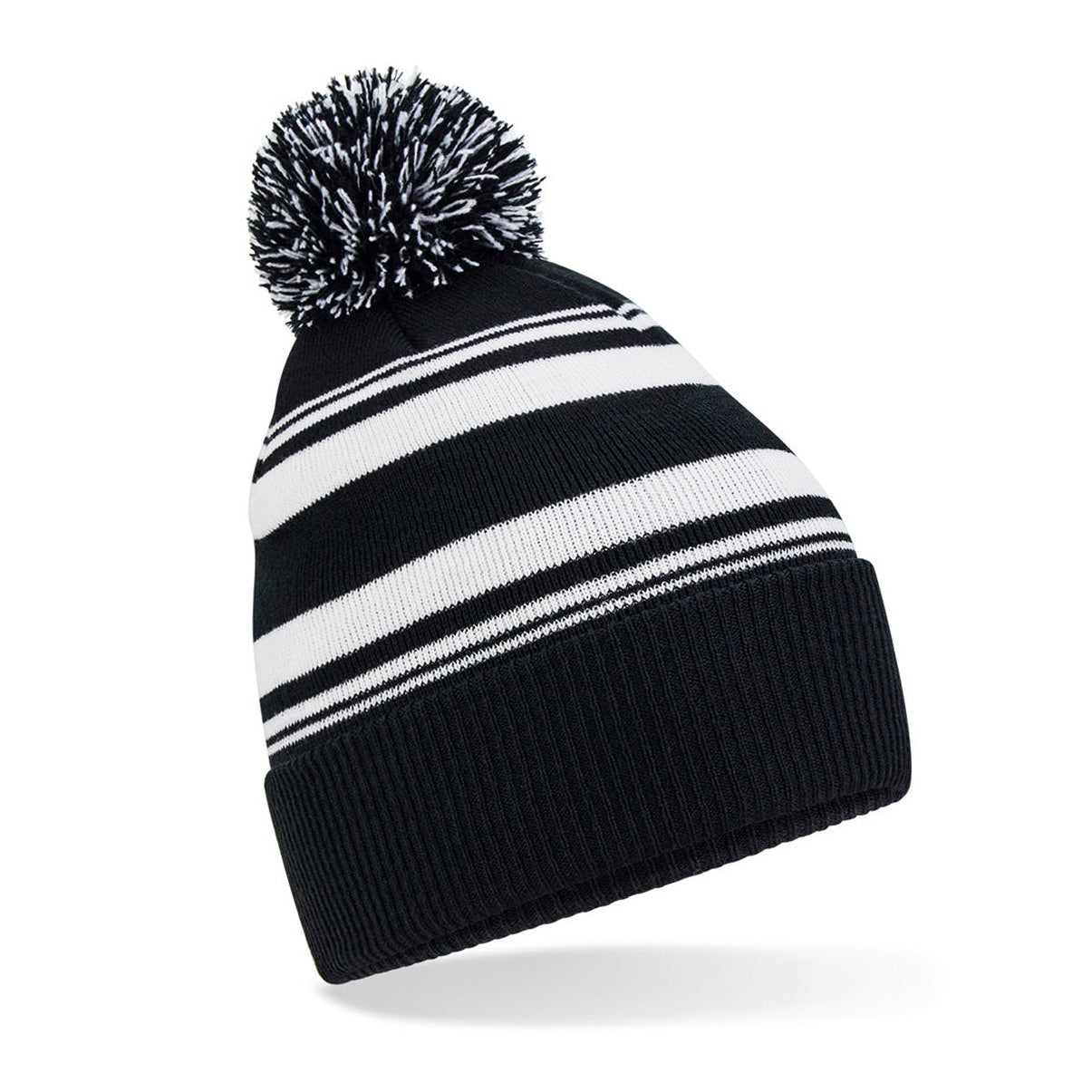 Beechfield Striped Fan Beanie