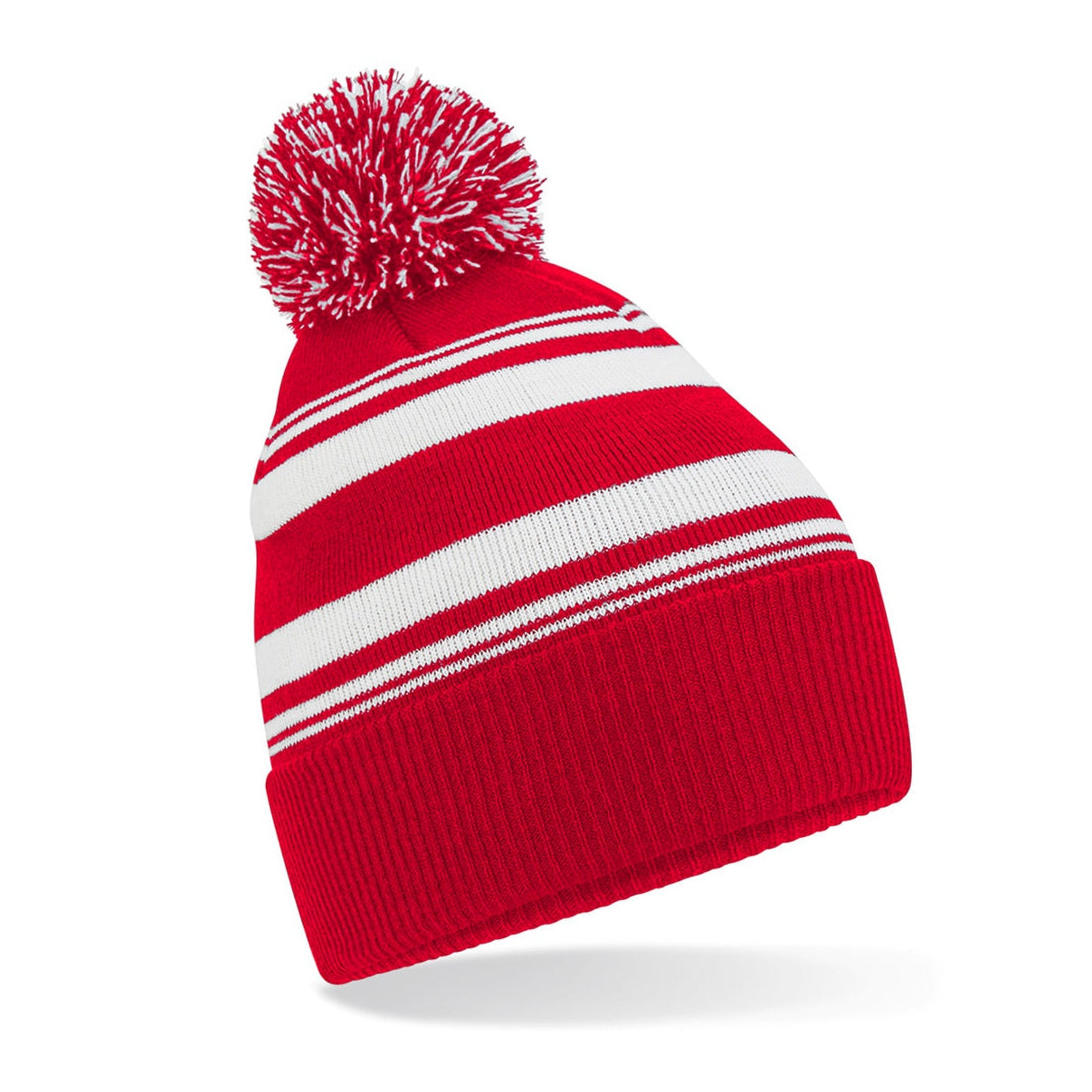 Beechfield Striped Fan Beanie