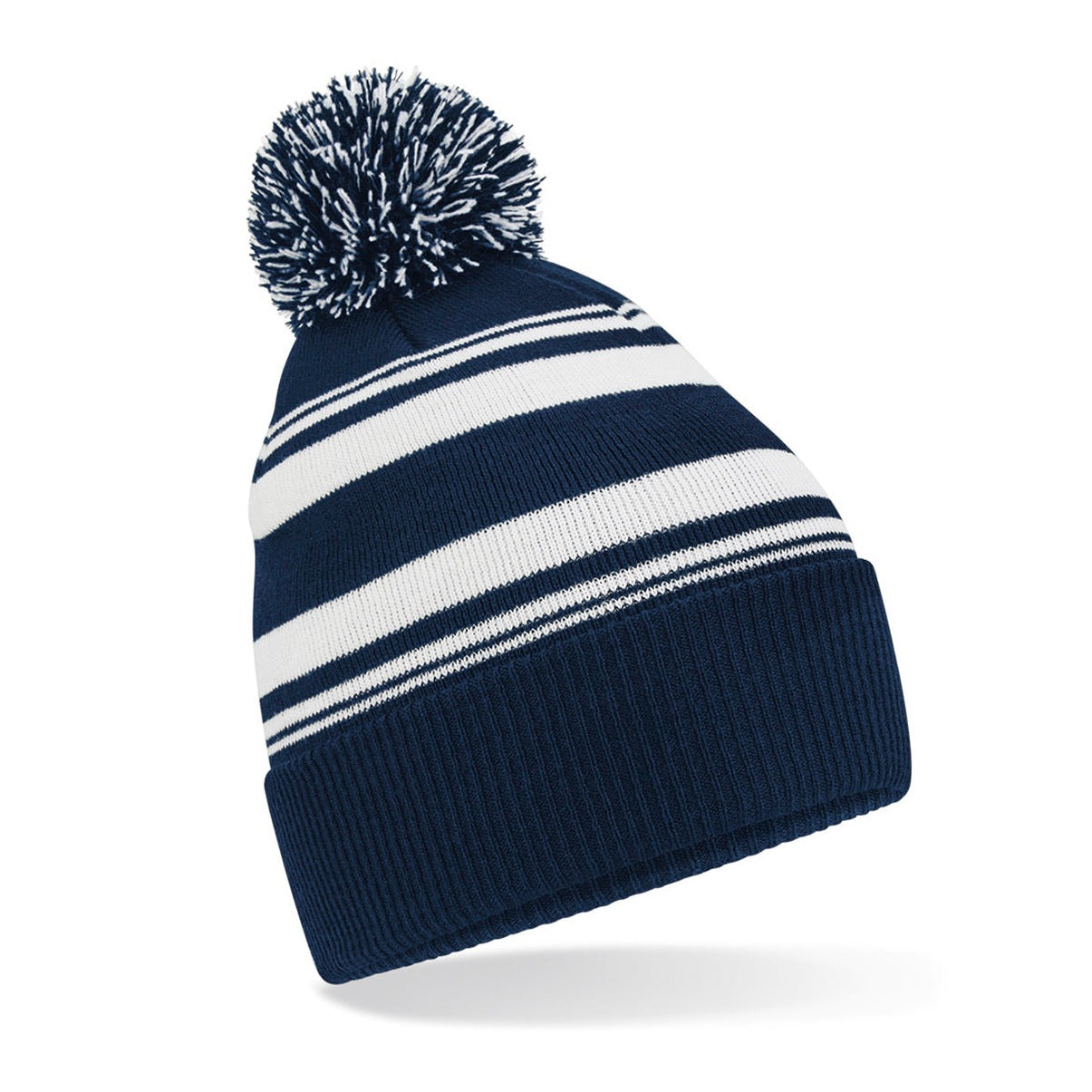 Beechfield Striped Fan Beanie