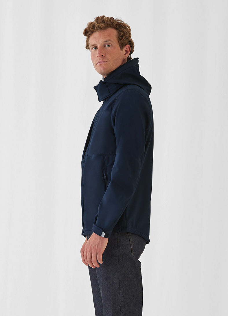 B&C Collection Hooded Softshell Men