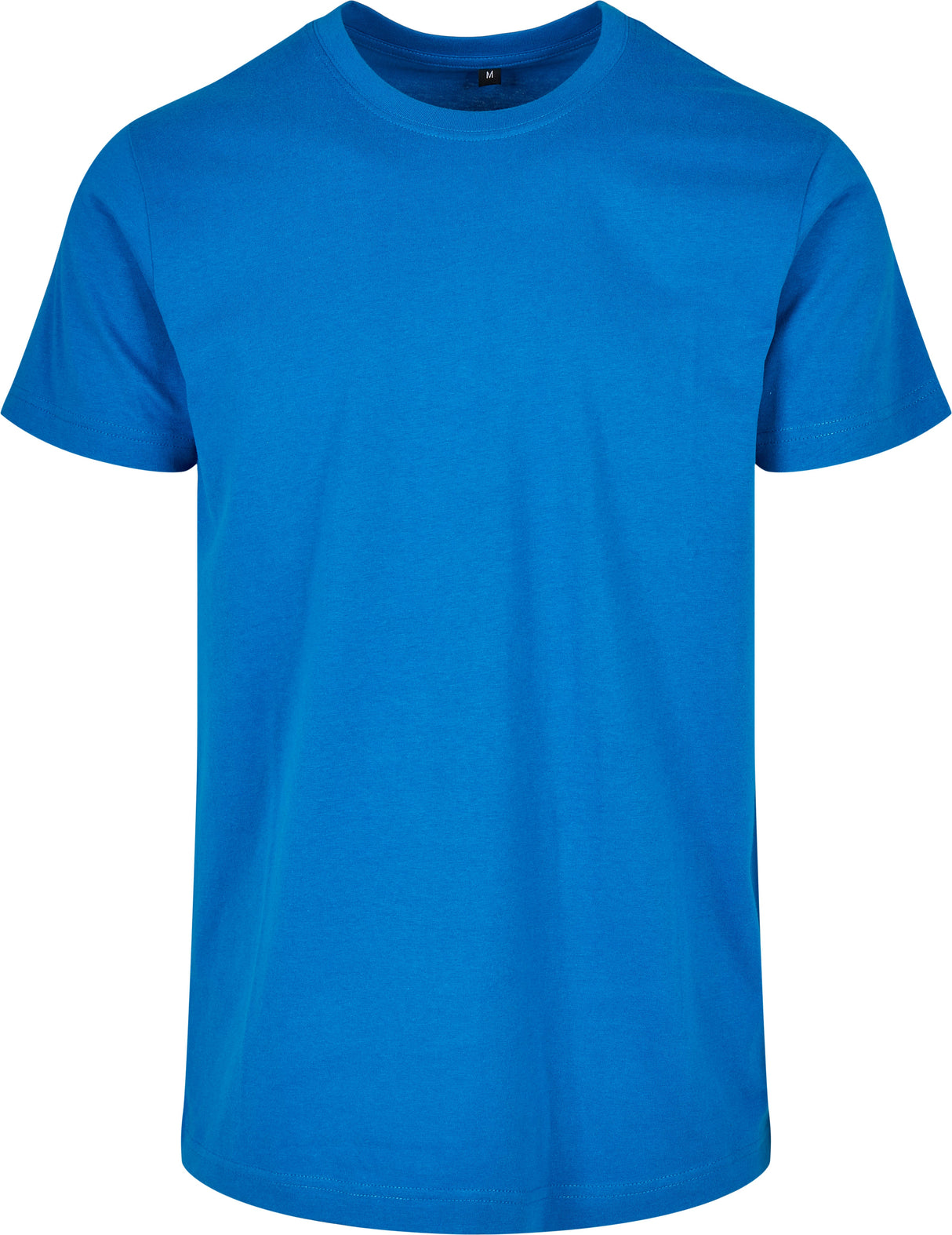 Build Your Brand Basic Basic Round Neck Tee - Cobalt Blue