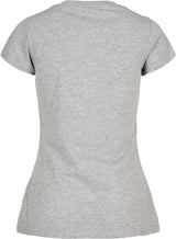 Build Your Brand Basic Women's Basic Tee - Heather Grey