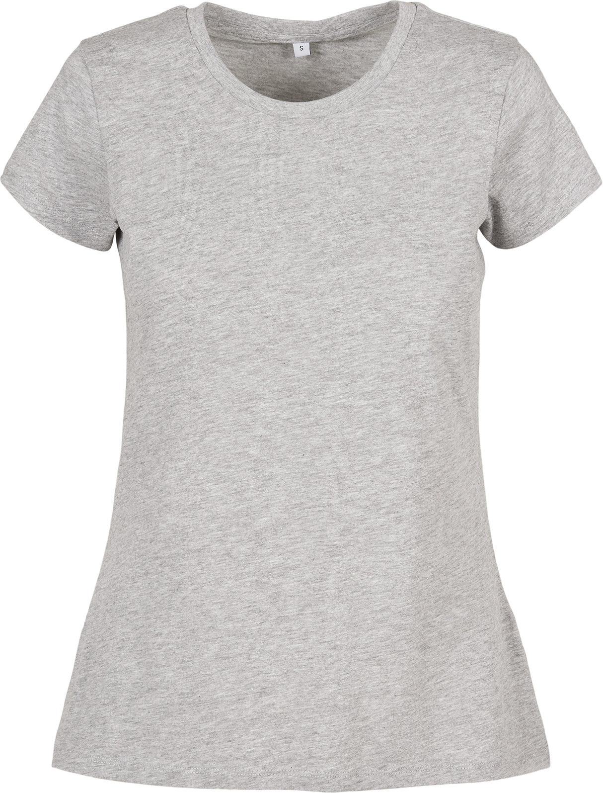 Build Your Brand Basic Women's Basic Tee - Heather Grey